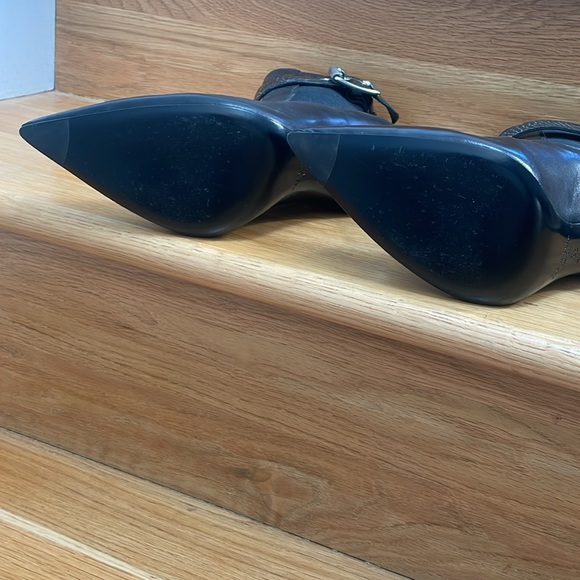 Rag & Bone Women’s Wren Ankle Boot - size 8 (38) black with white heel - Picture 6 of 6